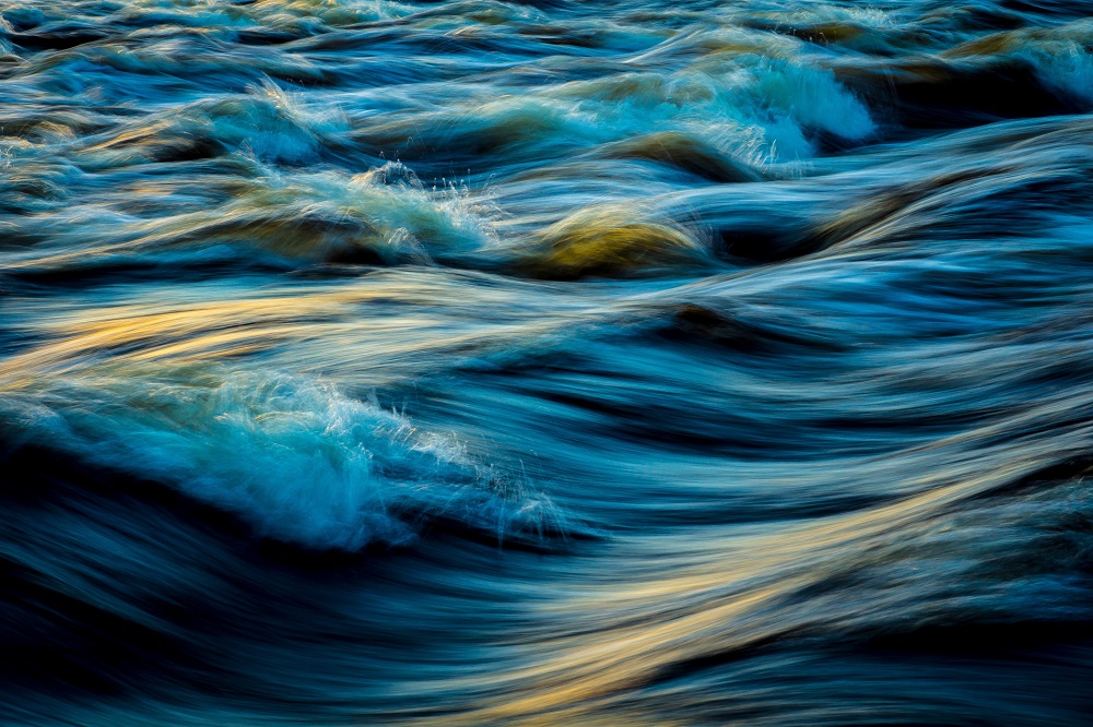 vagues dans la mer