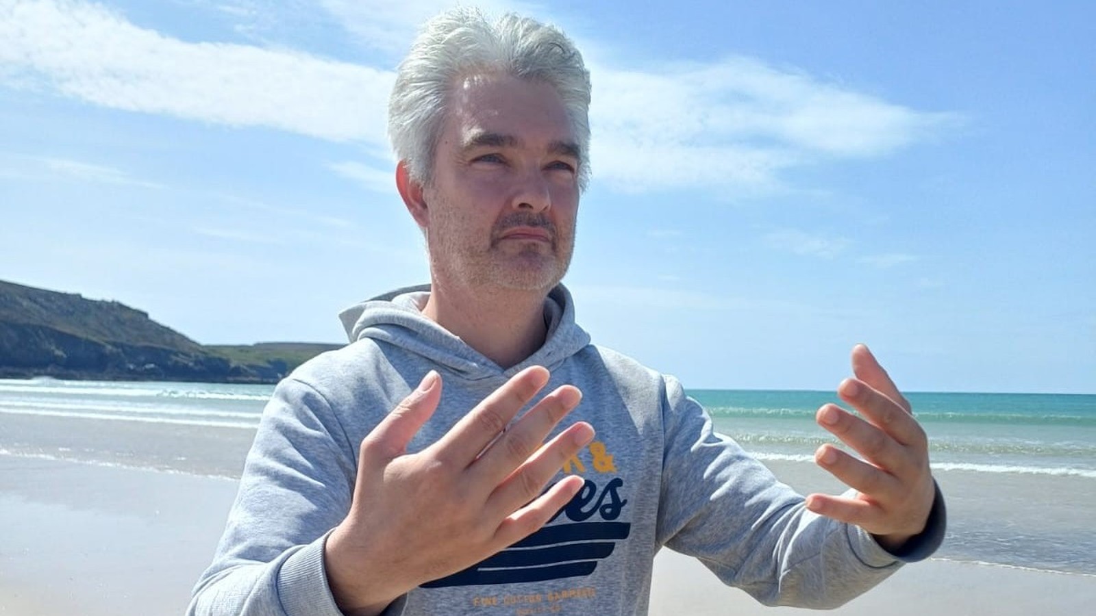 Xavier Bénard pratiquant le Neigong.