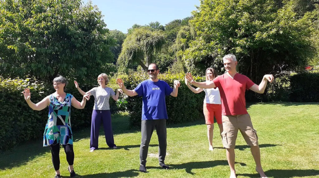 Qi Qong dans un parc